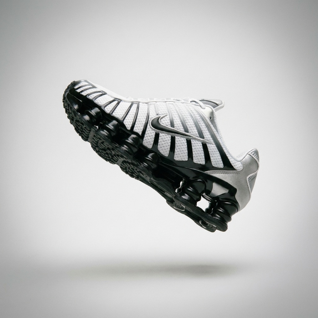 Nike Shox TL Metallic Silver Wolf Grey Grigio Bianco Unisex Sneaker — HQ4049-001